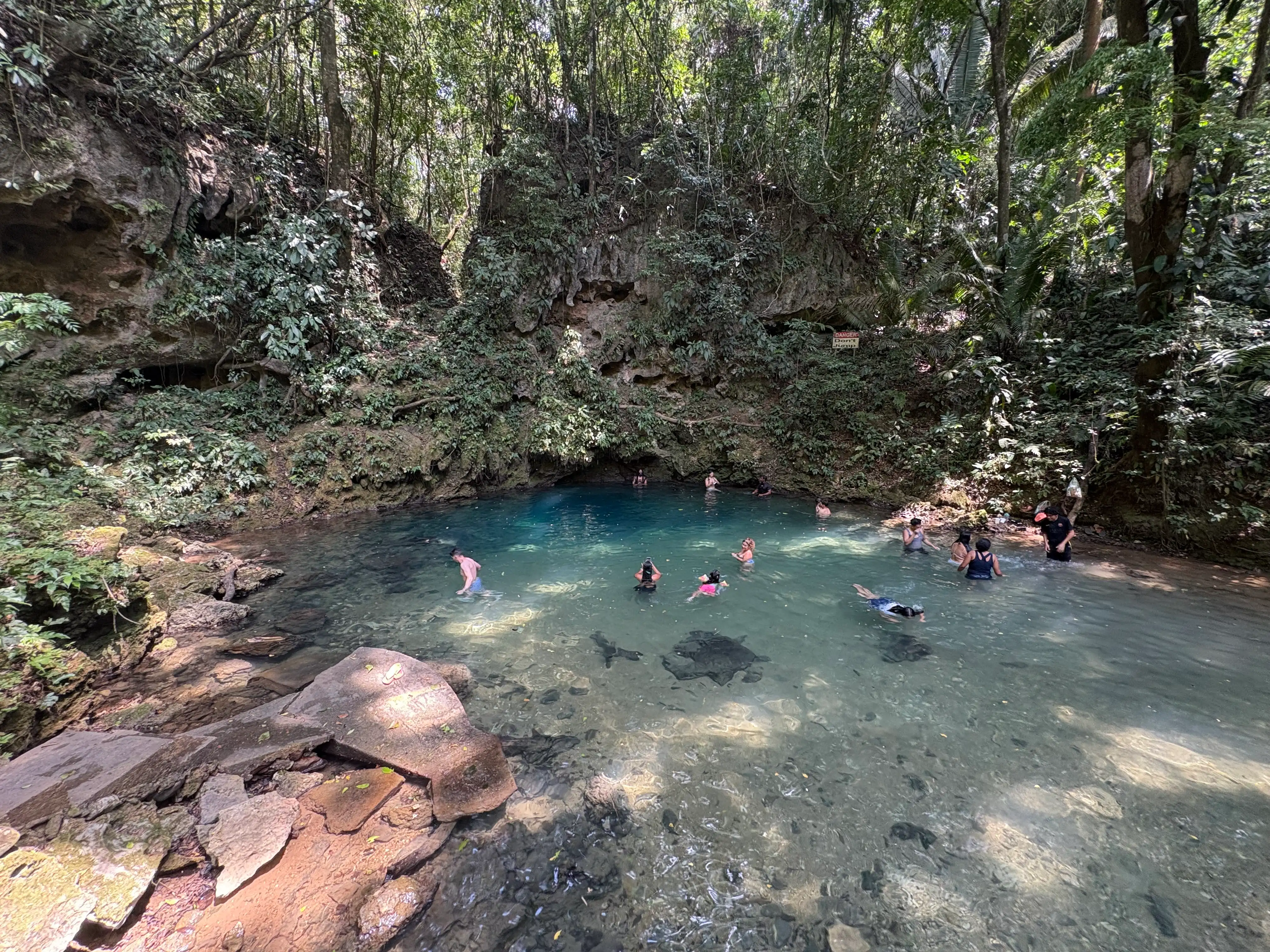 Blue Hole, Humming Bird Highway