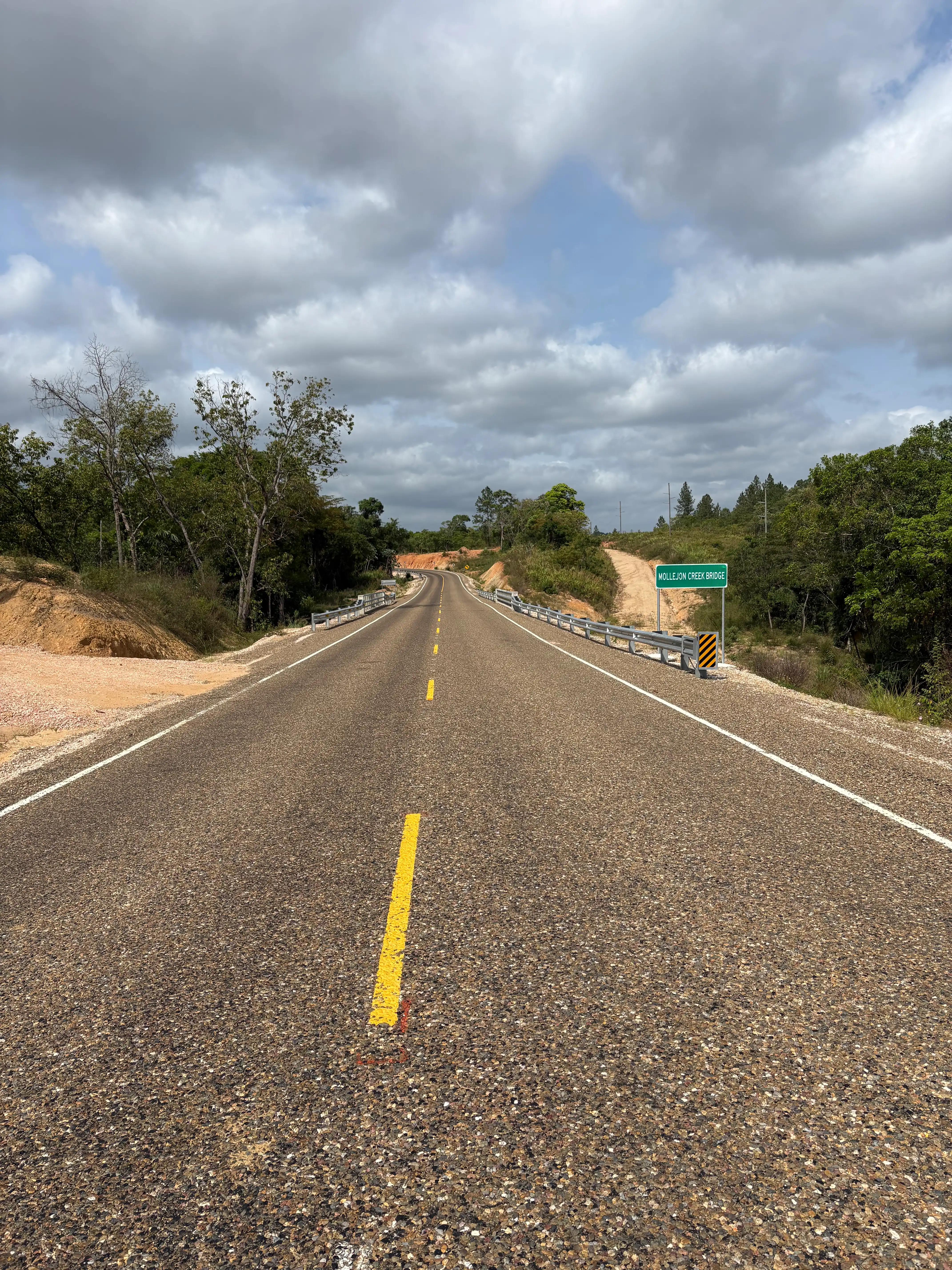 New paved road all the way to Caracol